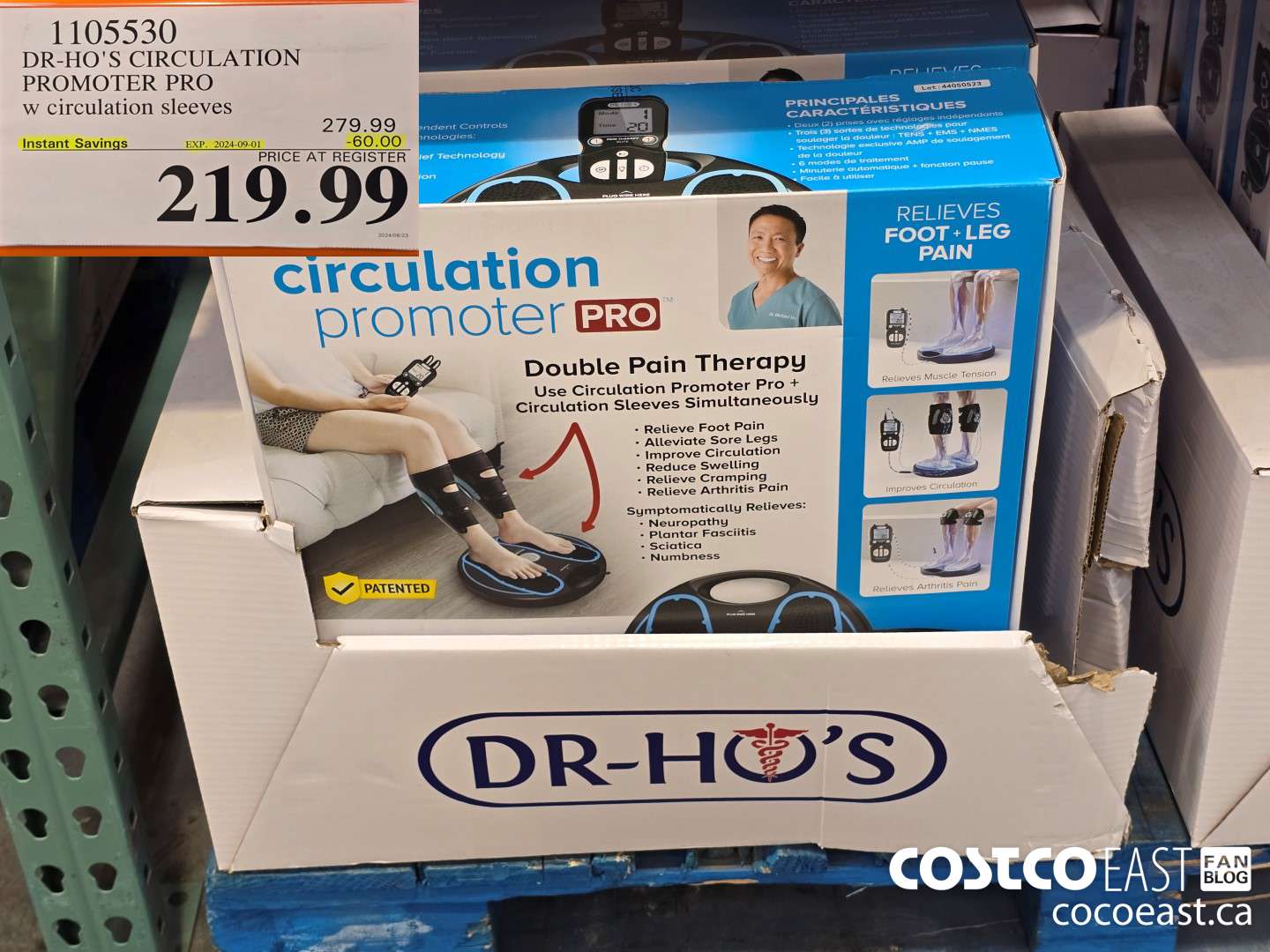 1105530 DR-HO'S CIRCULATION PROMOTER PRO w circulation sleeves ($60.00 INSTANT SAVINGS EXPIRES ON 2024-09-01) $219.99