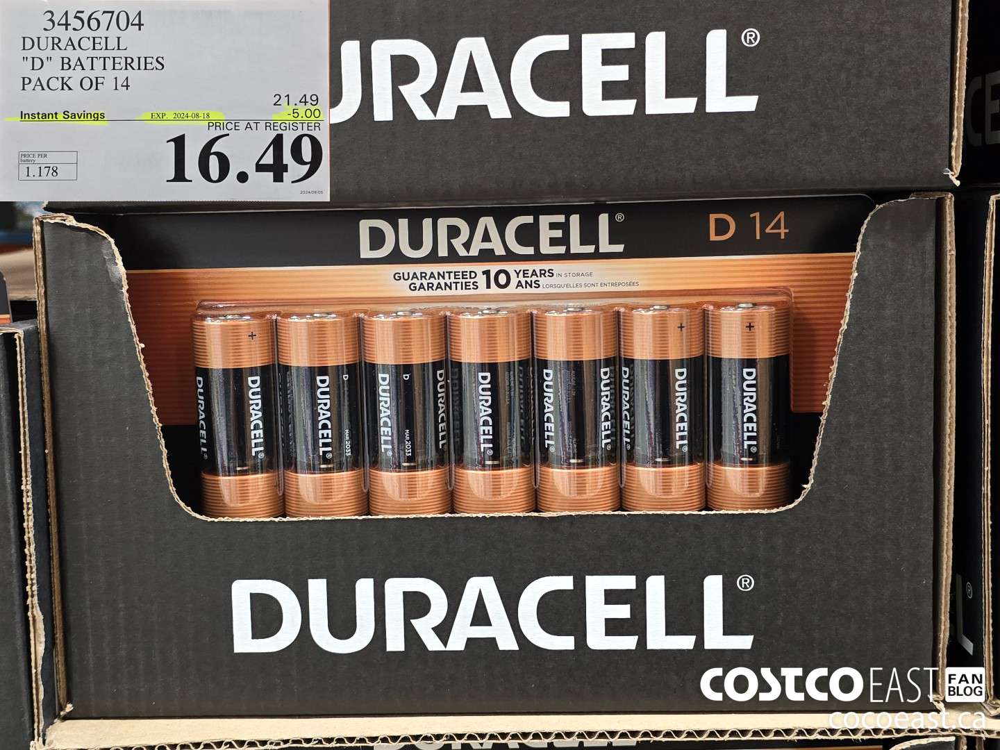 3456704 DURACELL 