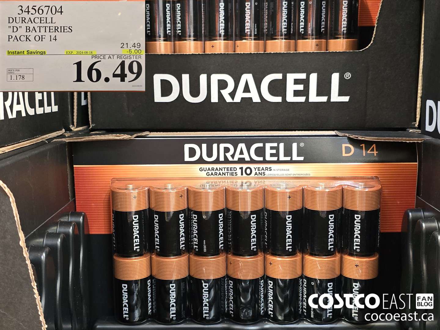 3456704 DURACELL 