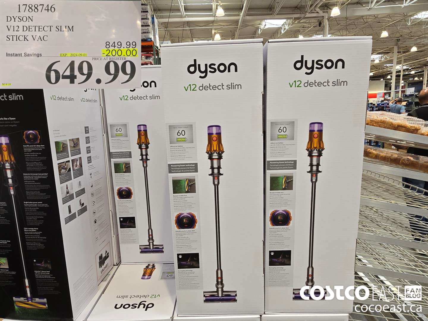 1788746 DYSON V12 DETECT SLIM STICK VAC ($200.00 INSTANT SAVINGS EXPIRES ON 2024-09-01) $649.99