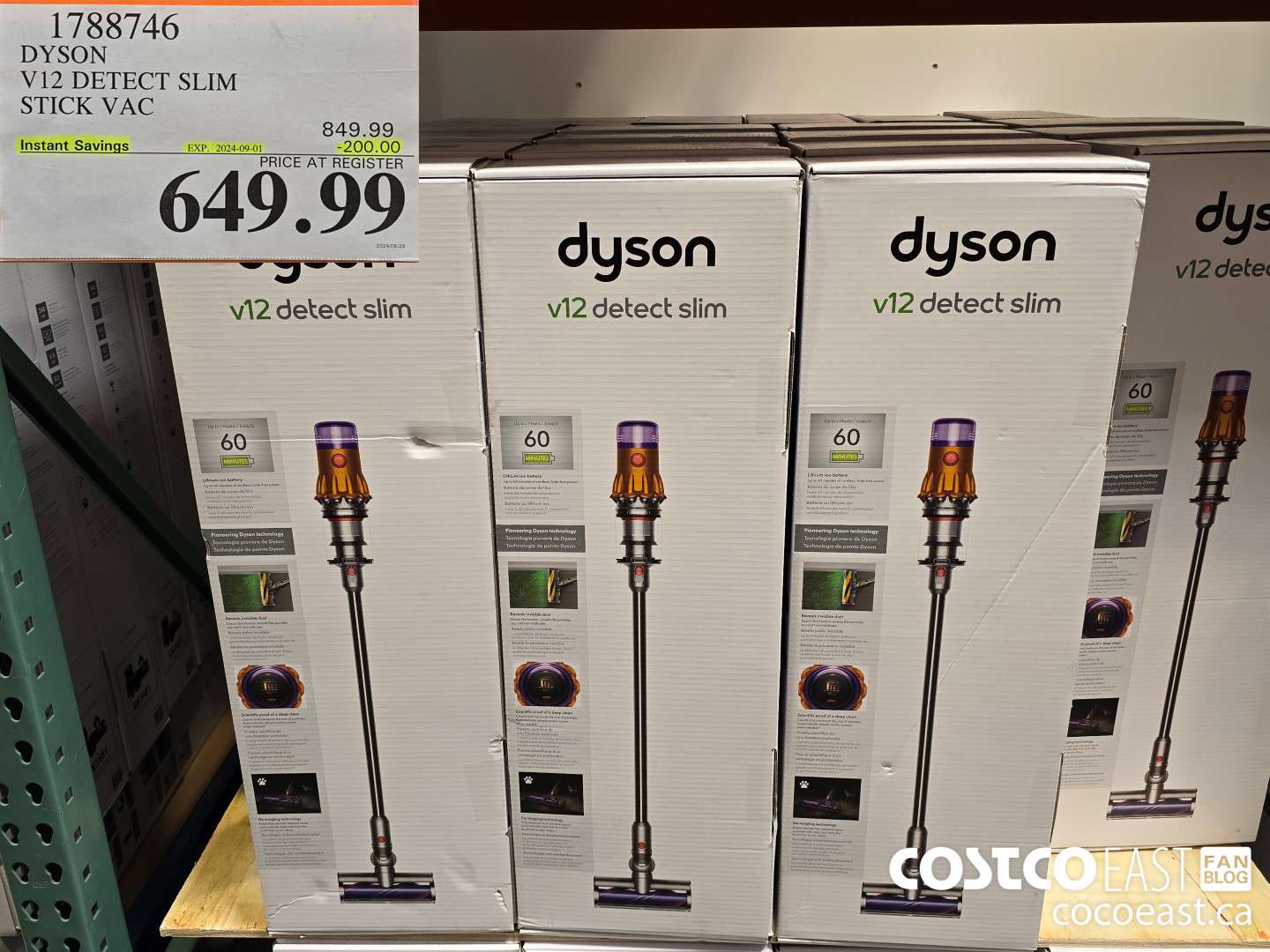 1788746 DYSON V12 DETECT SLIM STICK VAC ($200.00 INSTANT SAVINGS EXPIRES ON 2024-09-01) $649.99