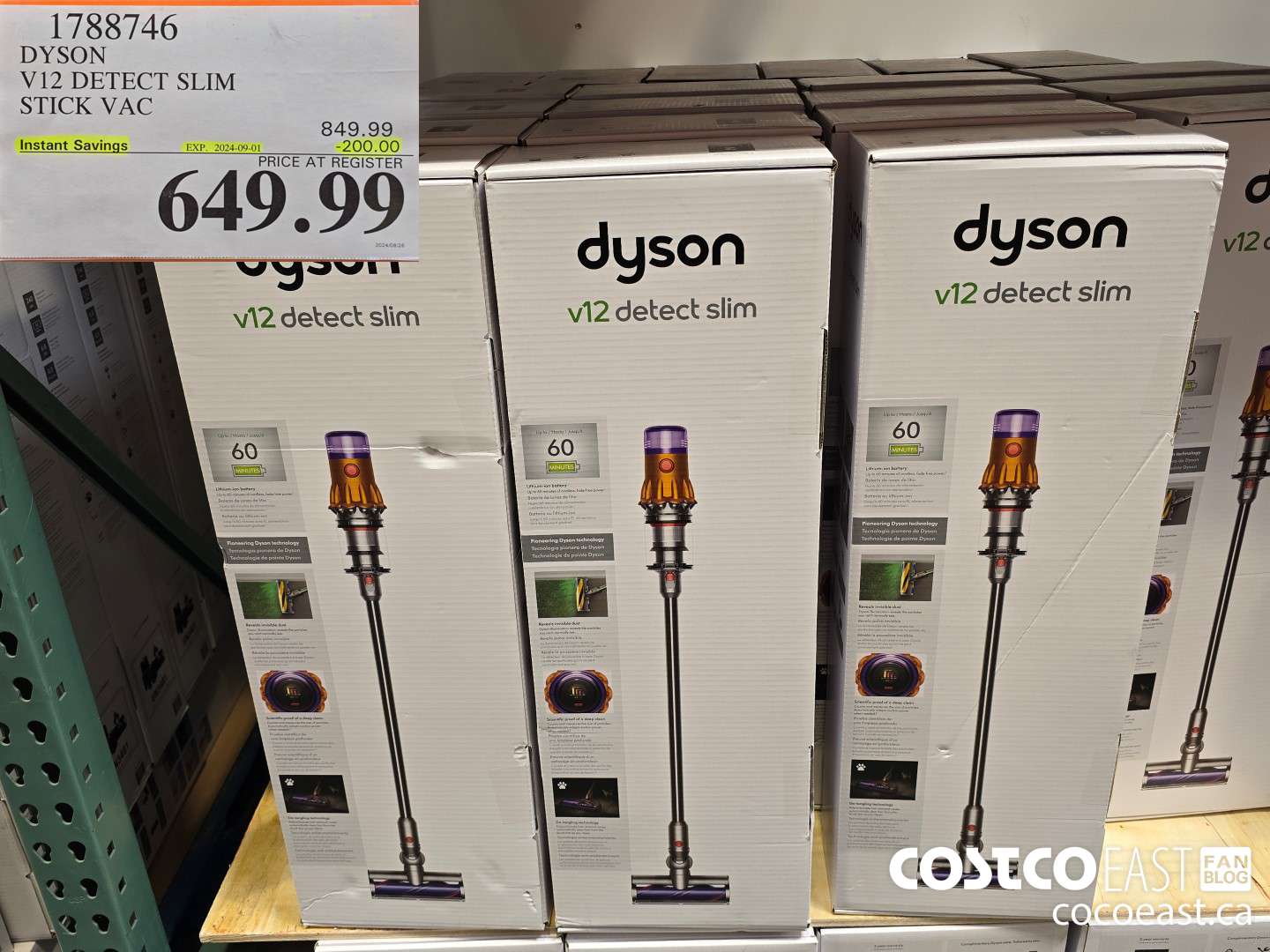 1788746 DYSON V12 DETECT SLIM STICK VAC ($200.00 INSTANT SAVINGS EXPIRES ON 2024-09-01) $649.99