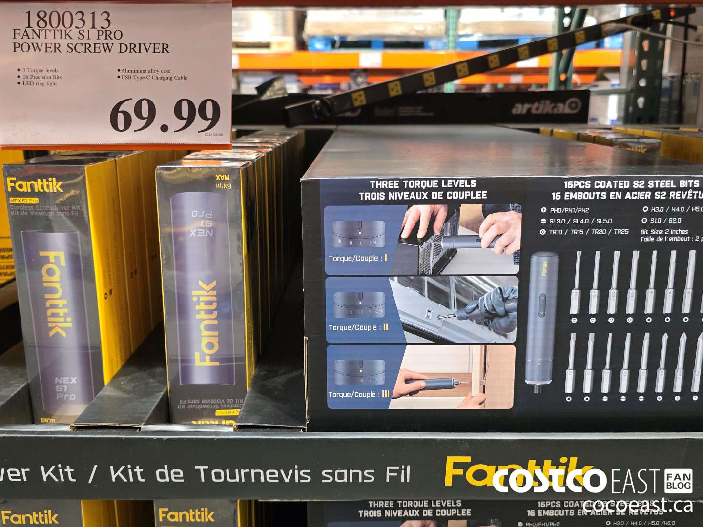 1800313 FANTTIK S1 PRO POWER SCREW DRIVER $69.99