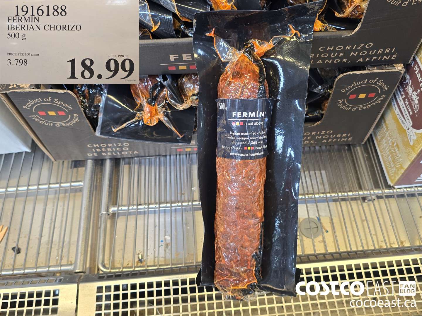 1916188 FERMIN IBERIAN CHORIZO 500 g $18.99