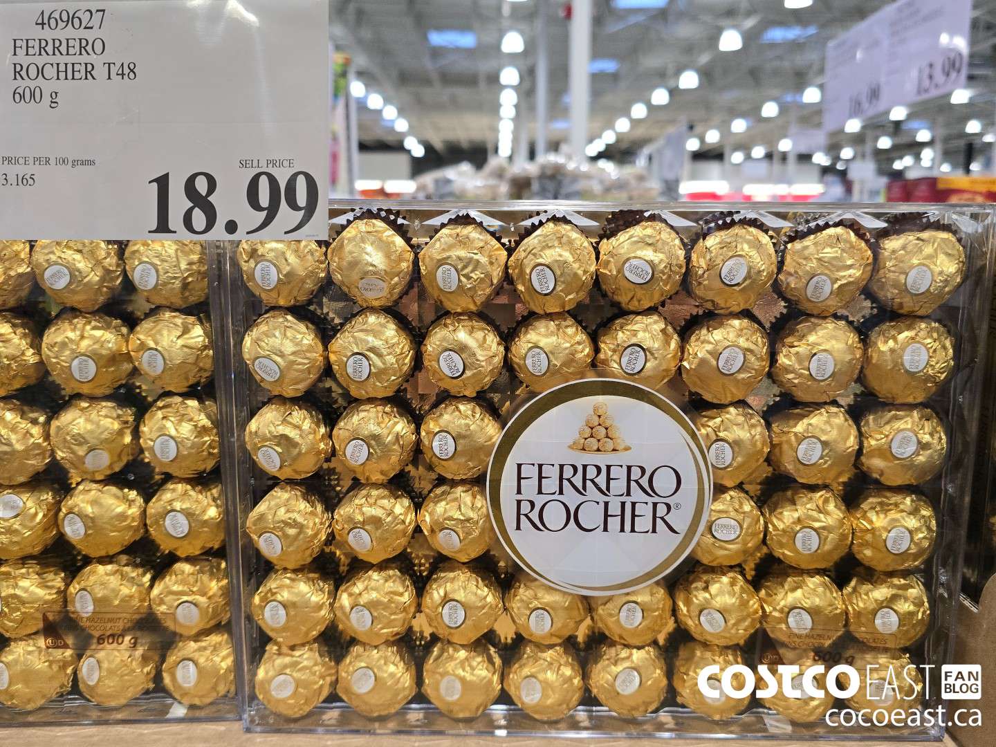 469627 FERRERO ROCHER T48 600 G $18.99