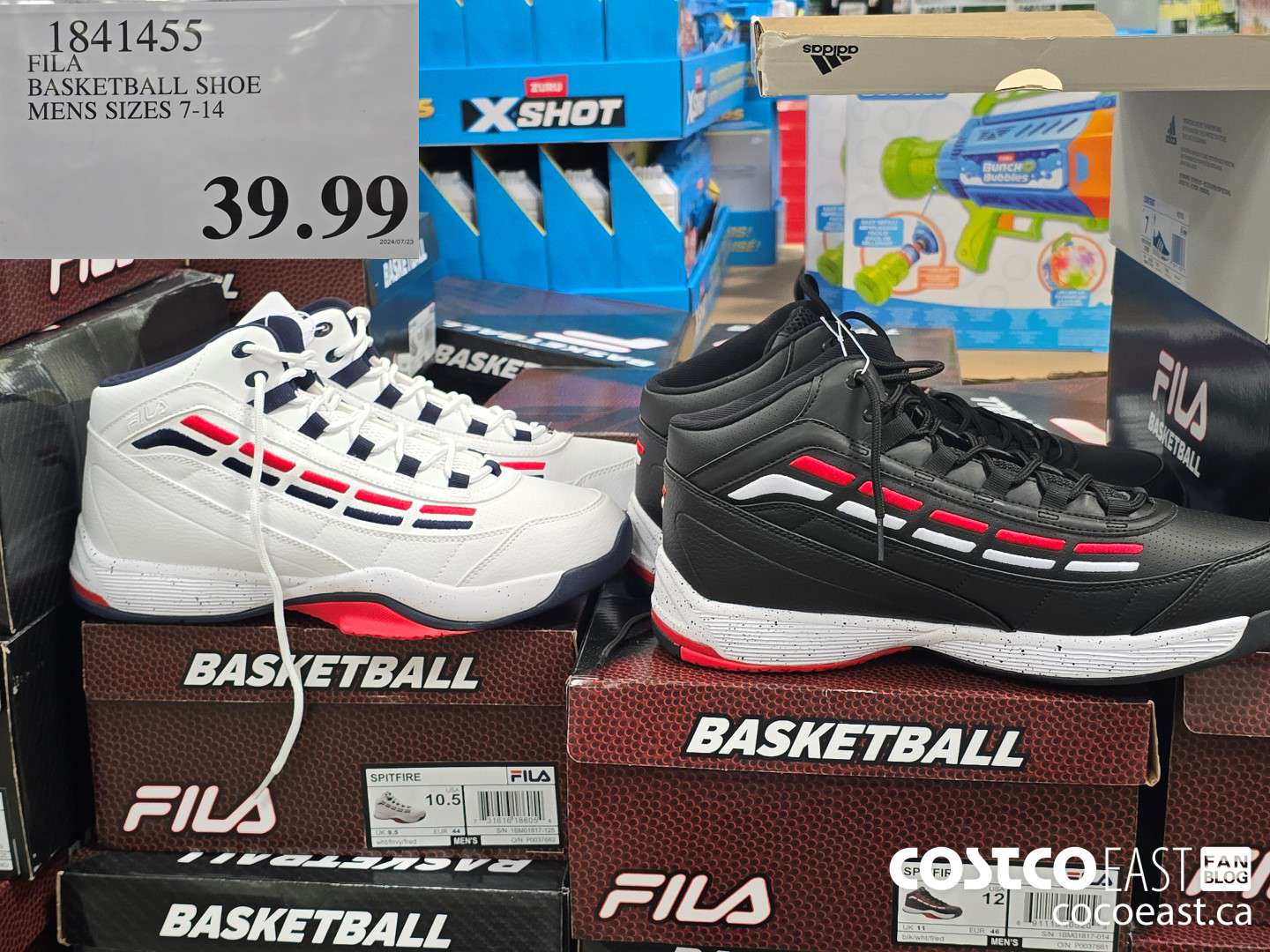 1841455 FILA BASKETBALL SHOE MENS SIZES 7-14 $39.99