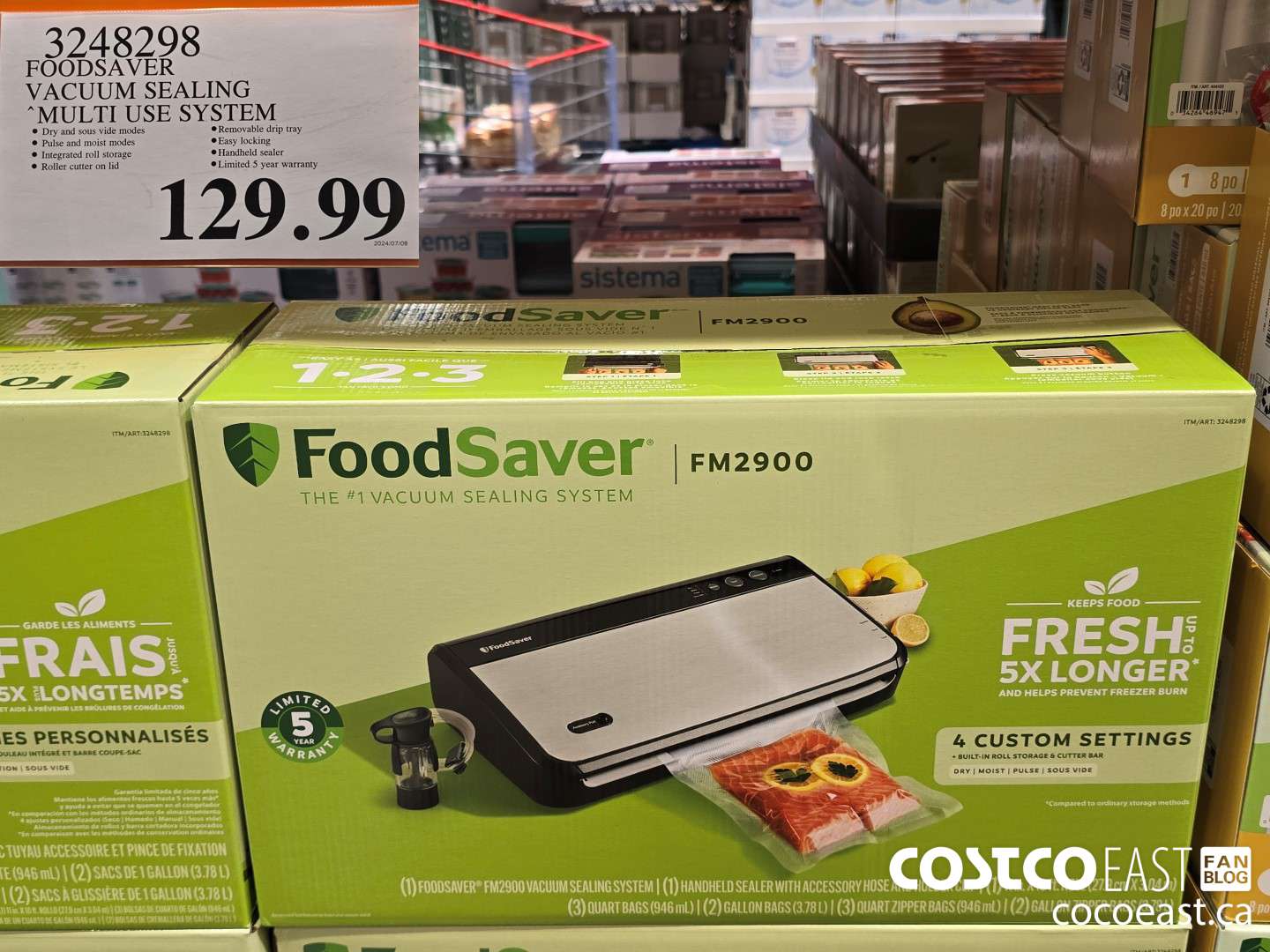 3248298 FOODSAVER VACUUM SEALING “MULTI USE SYSTEM $129.99