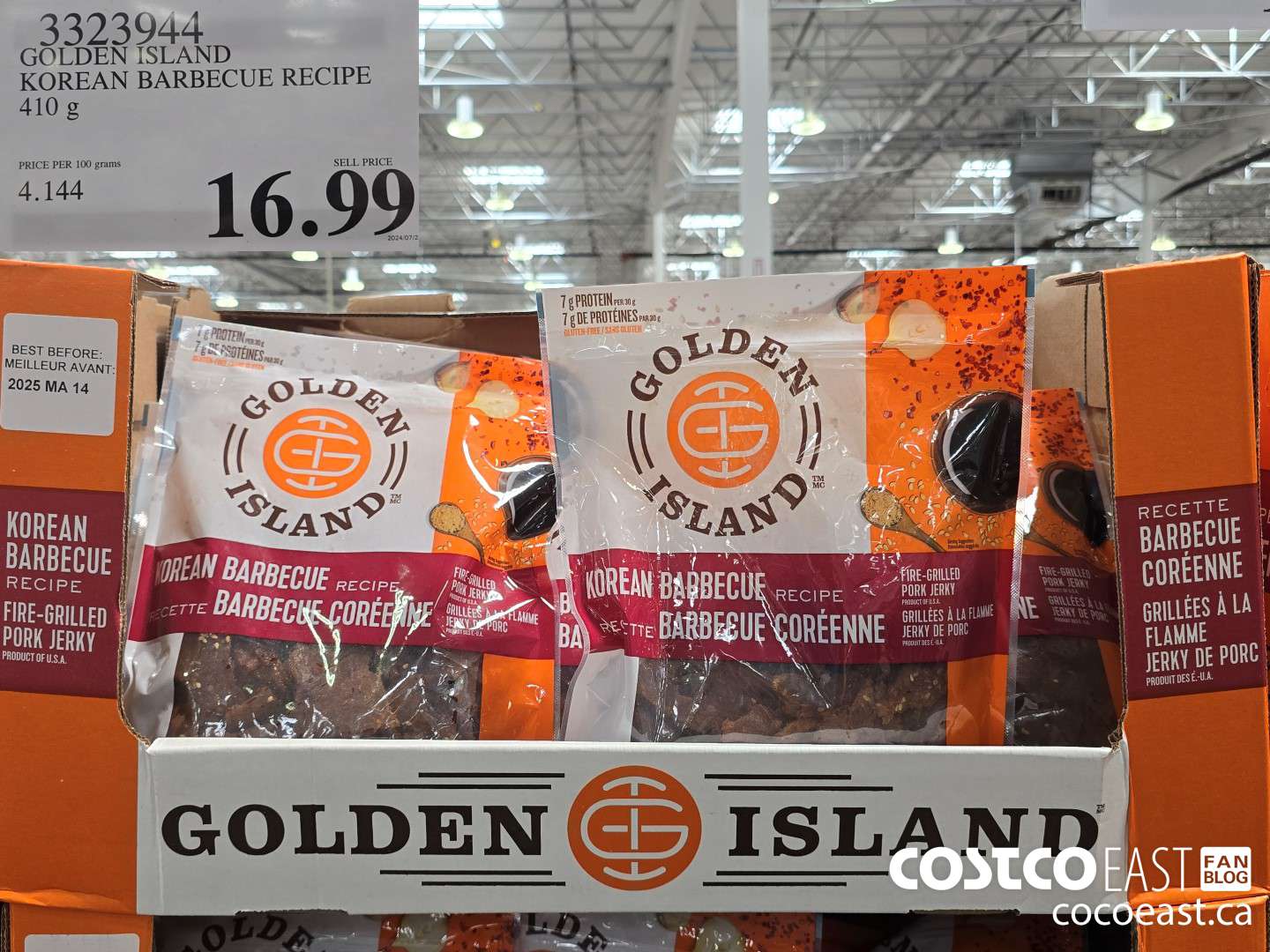 3323944 GOLDEN ISLAND KOREAN BARBECUE RECIPE 410 g $16.99