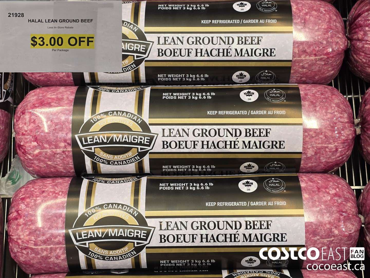 21928 HALAL LEAN GROUND BEEF ($3.00 INSTANT SAVINGS)