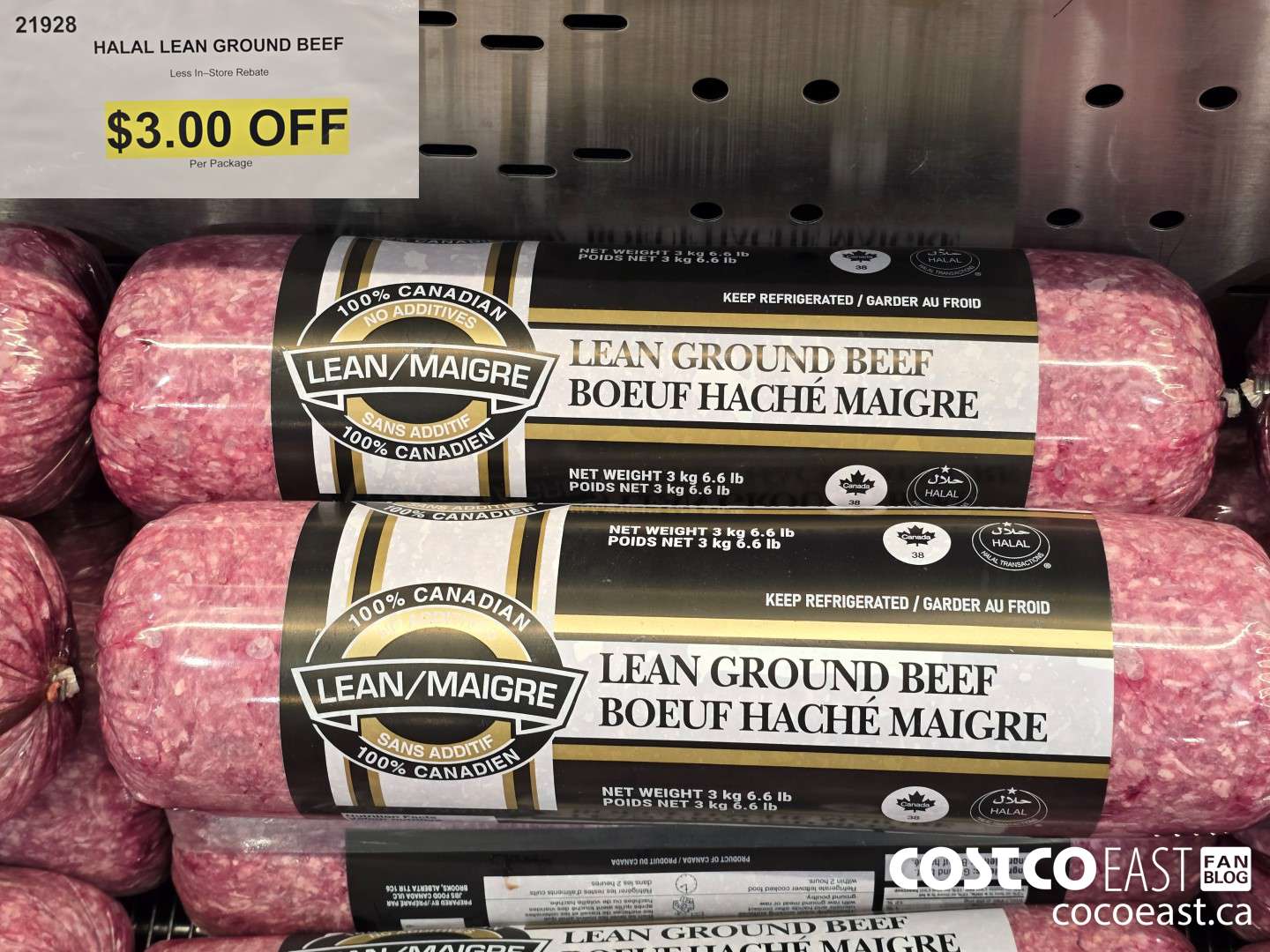 21928 HALAL LEAN GROUND BEEF ($3.00 INSTANT SAVINGS)