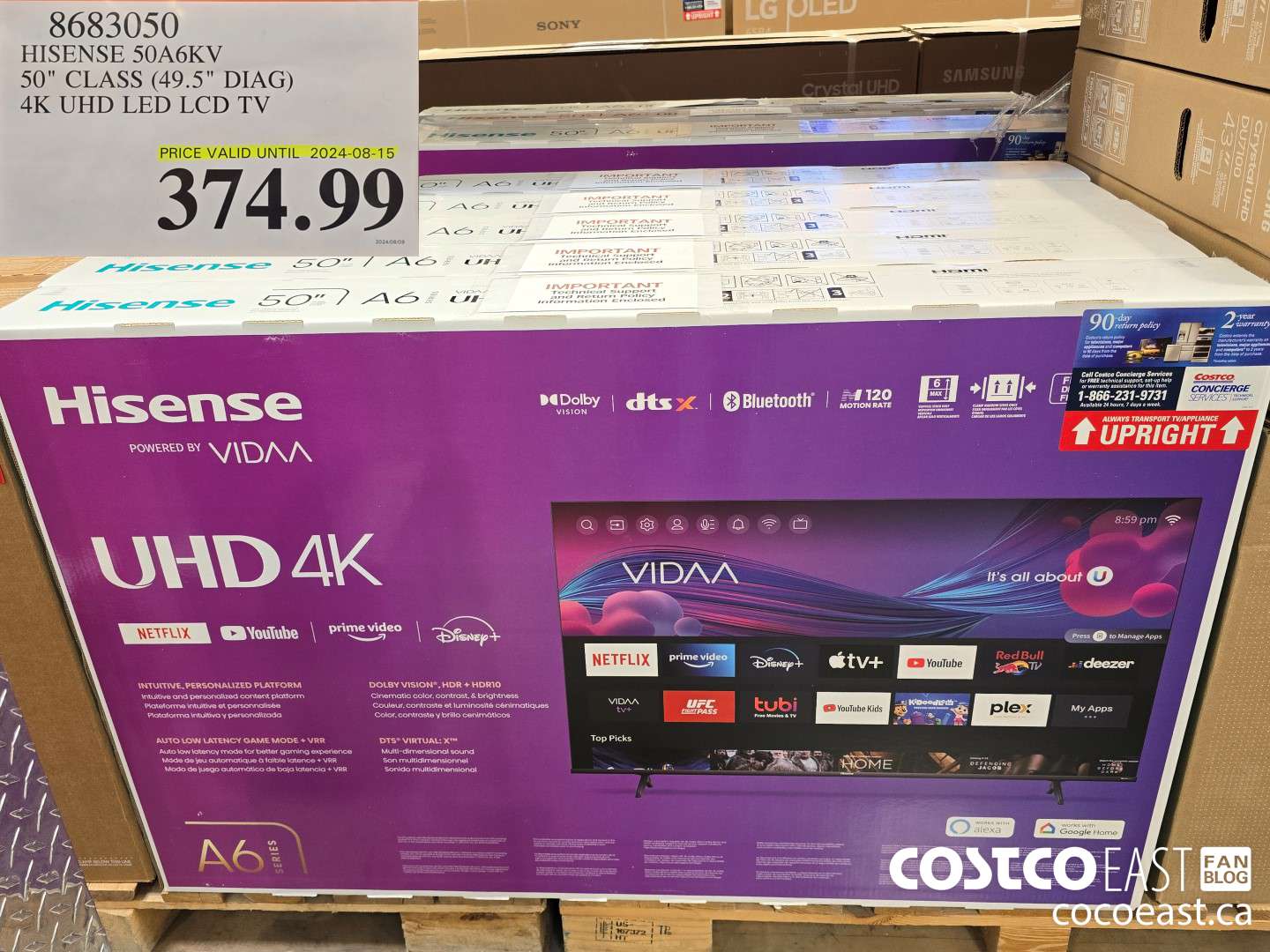 8683050 HISENSE 50A6KV 50