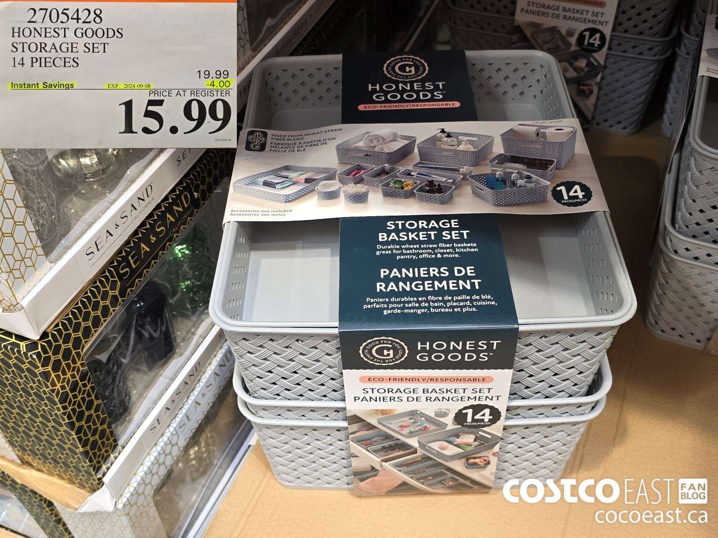 2705428 HONEST GOODS STORAGE SET 14 PIECES ($4.00 INSTANT SAVINGS EXPIRES ON 2024-09-08) $15.99