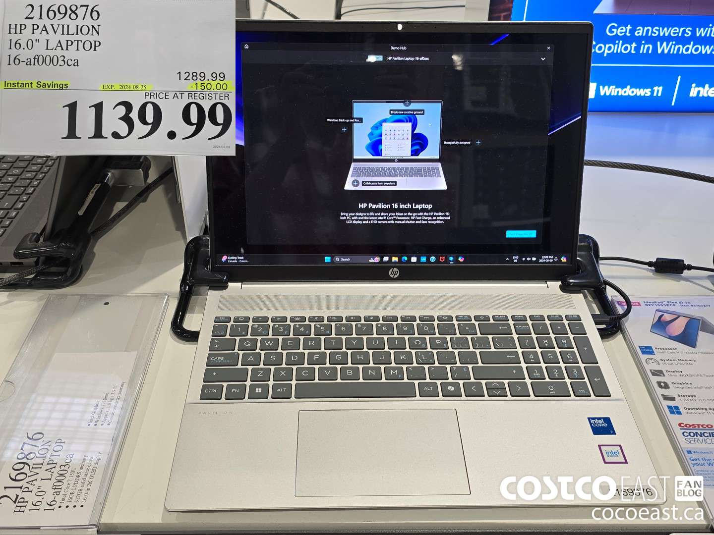 2169876 HP PAVILION 16.0