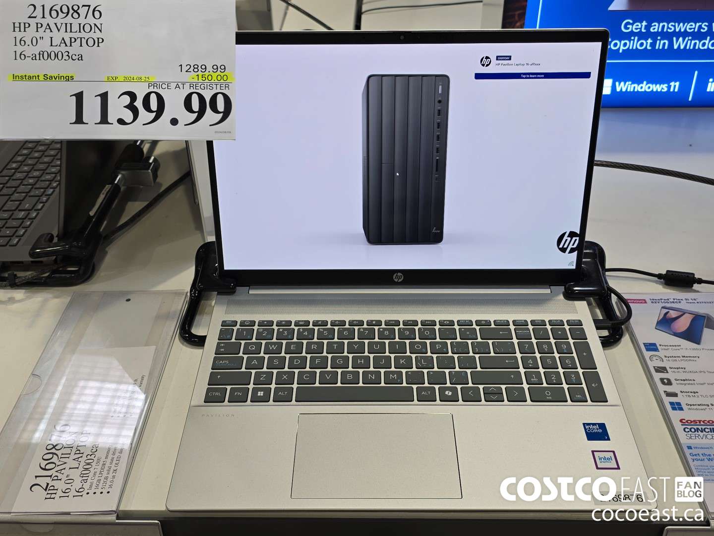 2169876 HP PAVILION 16.0