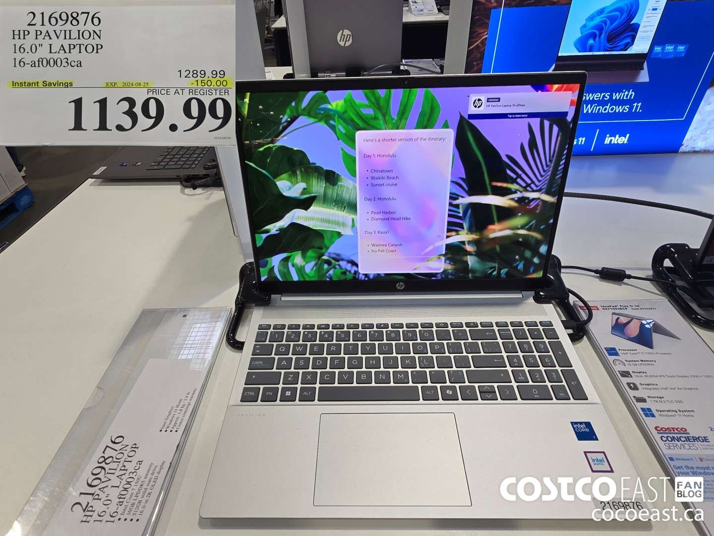 2169876 HP PAVILION 16.0