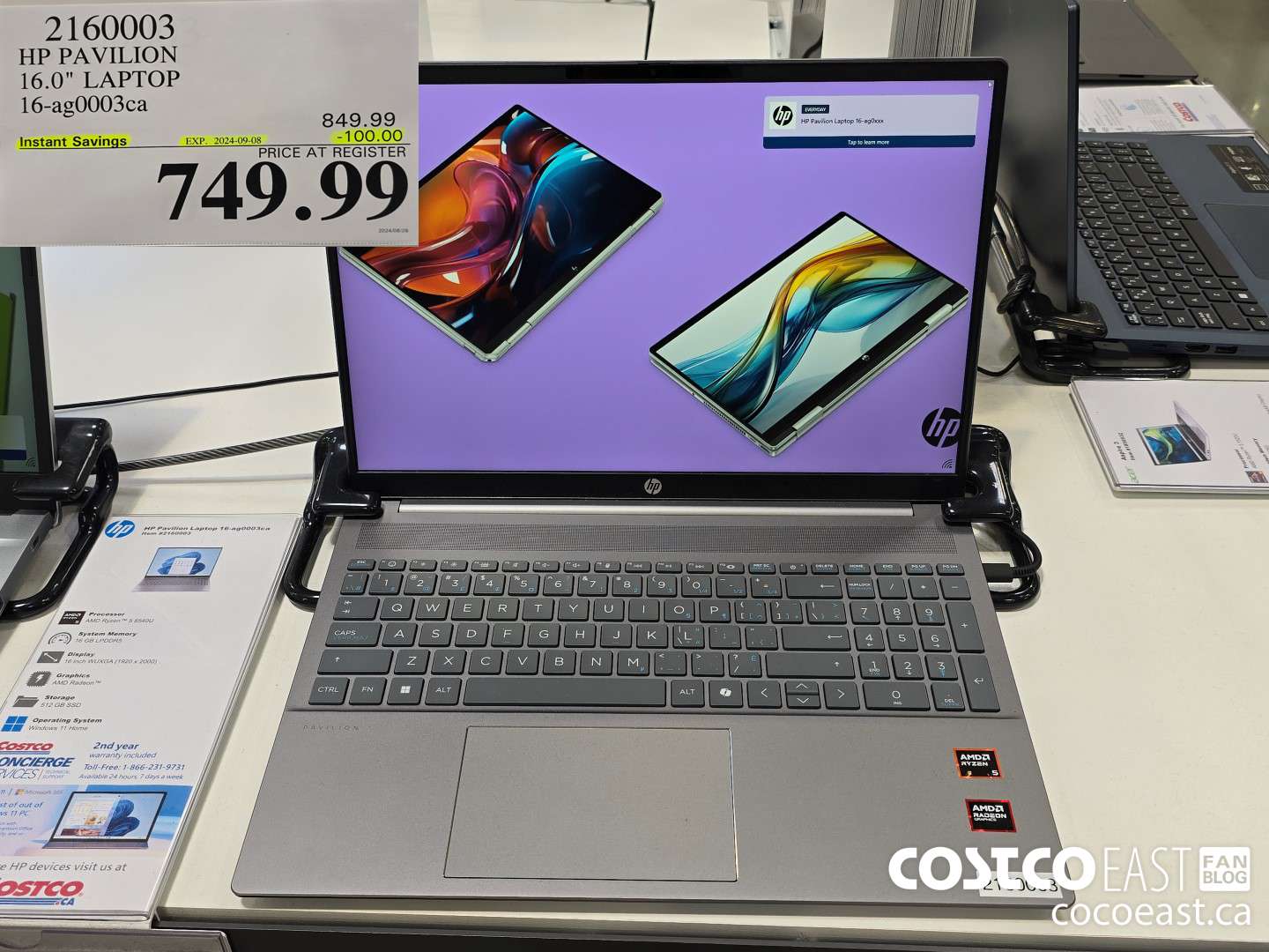 2160003 HP PAVILION 16.0