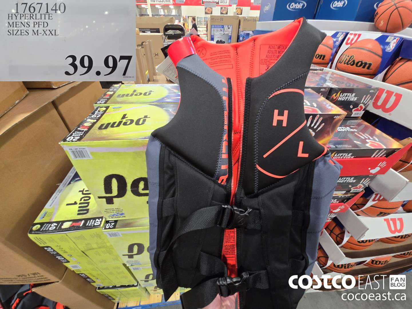 1767140 HYPERLITE MENS PFD SIZES M-XXL $39.97
