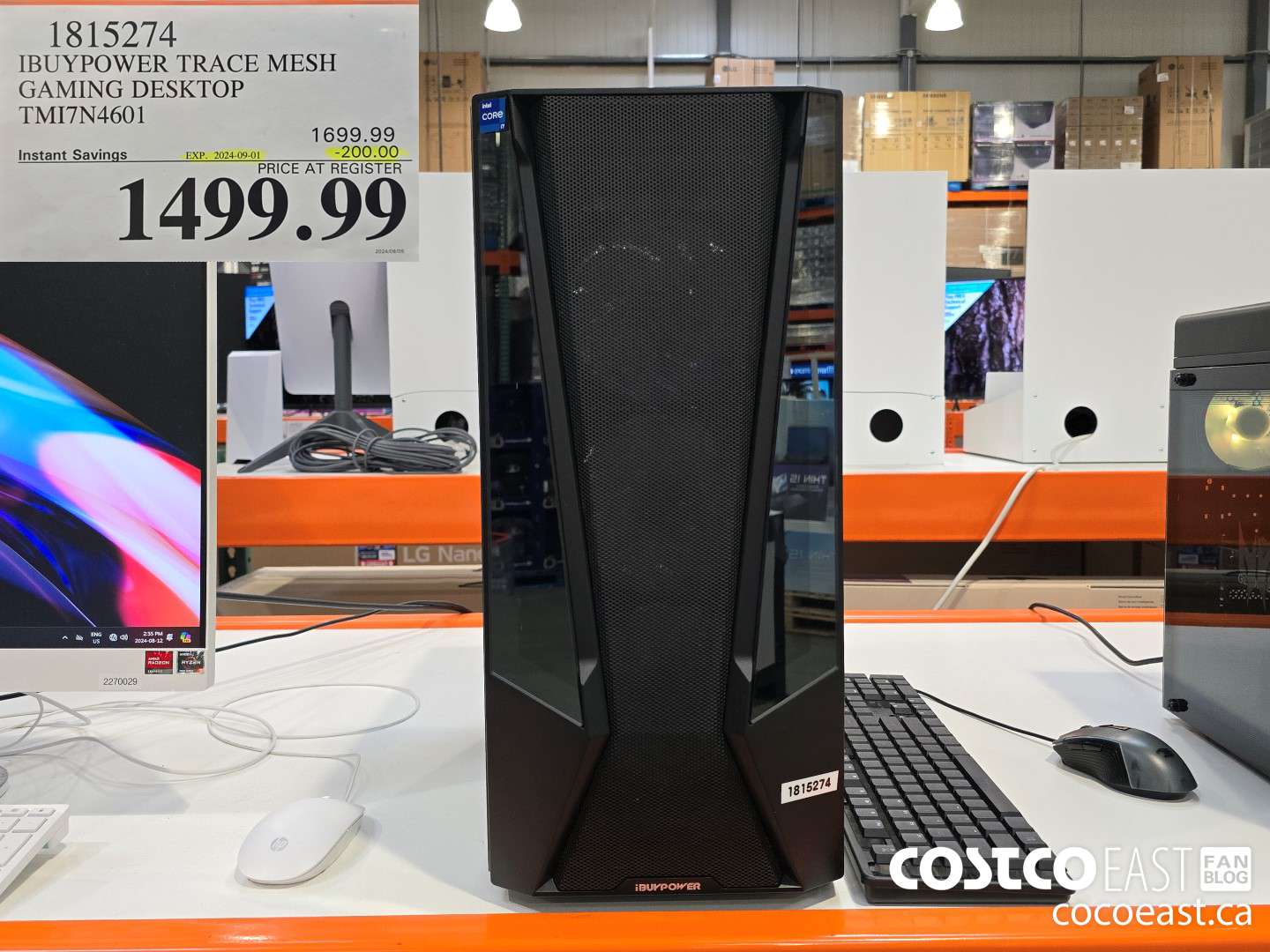 1815274 IBUYPOWER TRACE MESH GAMING DESKTOP TMI7N4601 ($200.00 INSTANT SAVINGS EXPIRES ON 2024-09-01) $1499.99