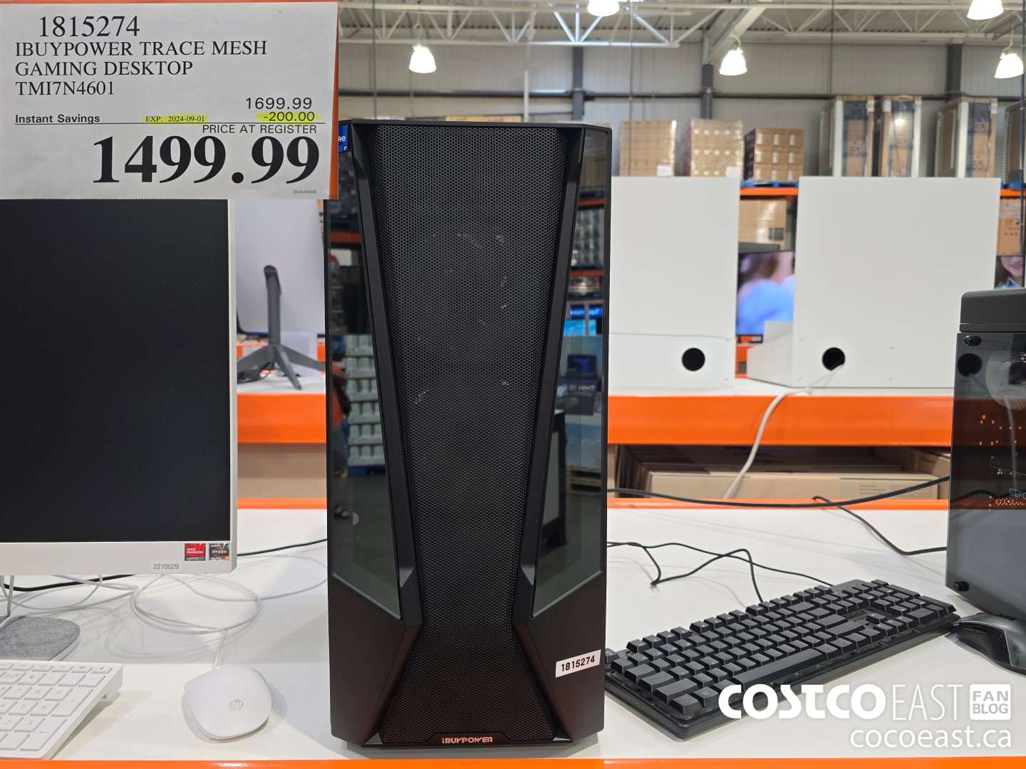 1815274 IBUYPOWER TRACE MESH GAMING DESKTOP TMI7N4601 ($200.00 INSTANT SAVINGS EXPIRES ON 2024-09-01) $1499.99