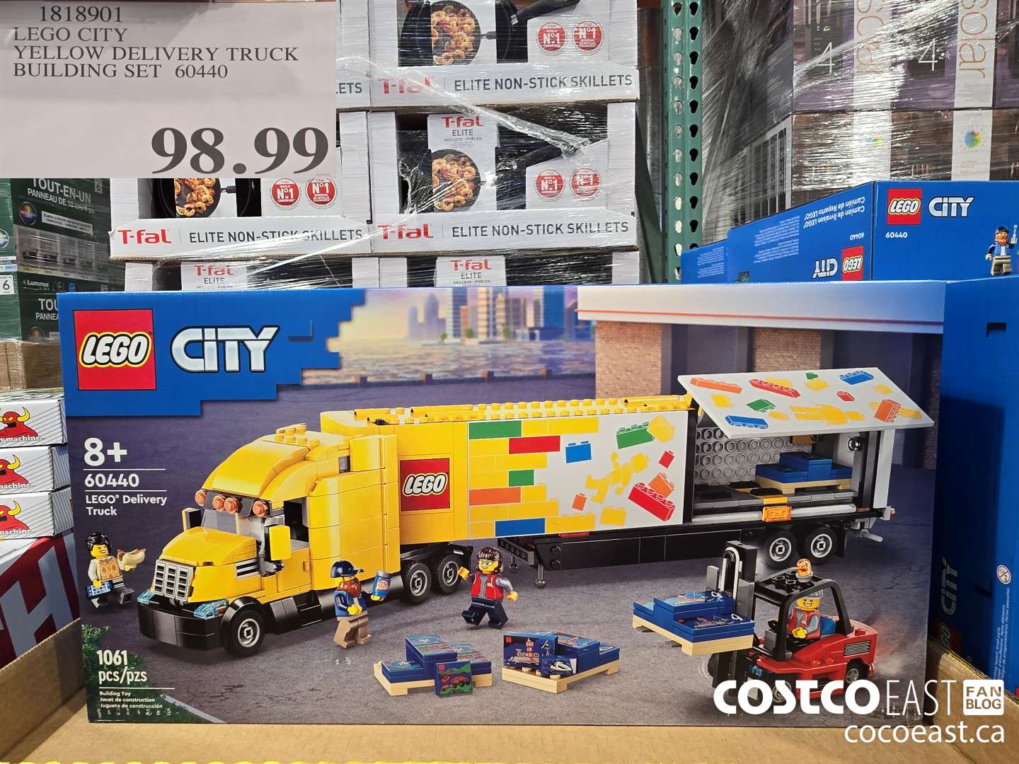 1818901 LEGO CITY YELLOW DELIVERY TRUCK BUILDING SET 60440 $98.99