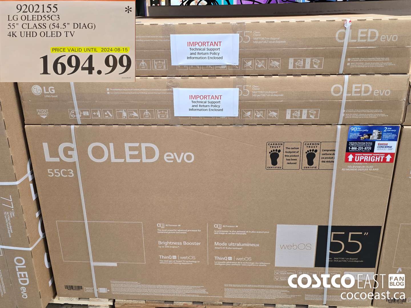 9202155 LG OLED55C3 55