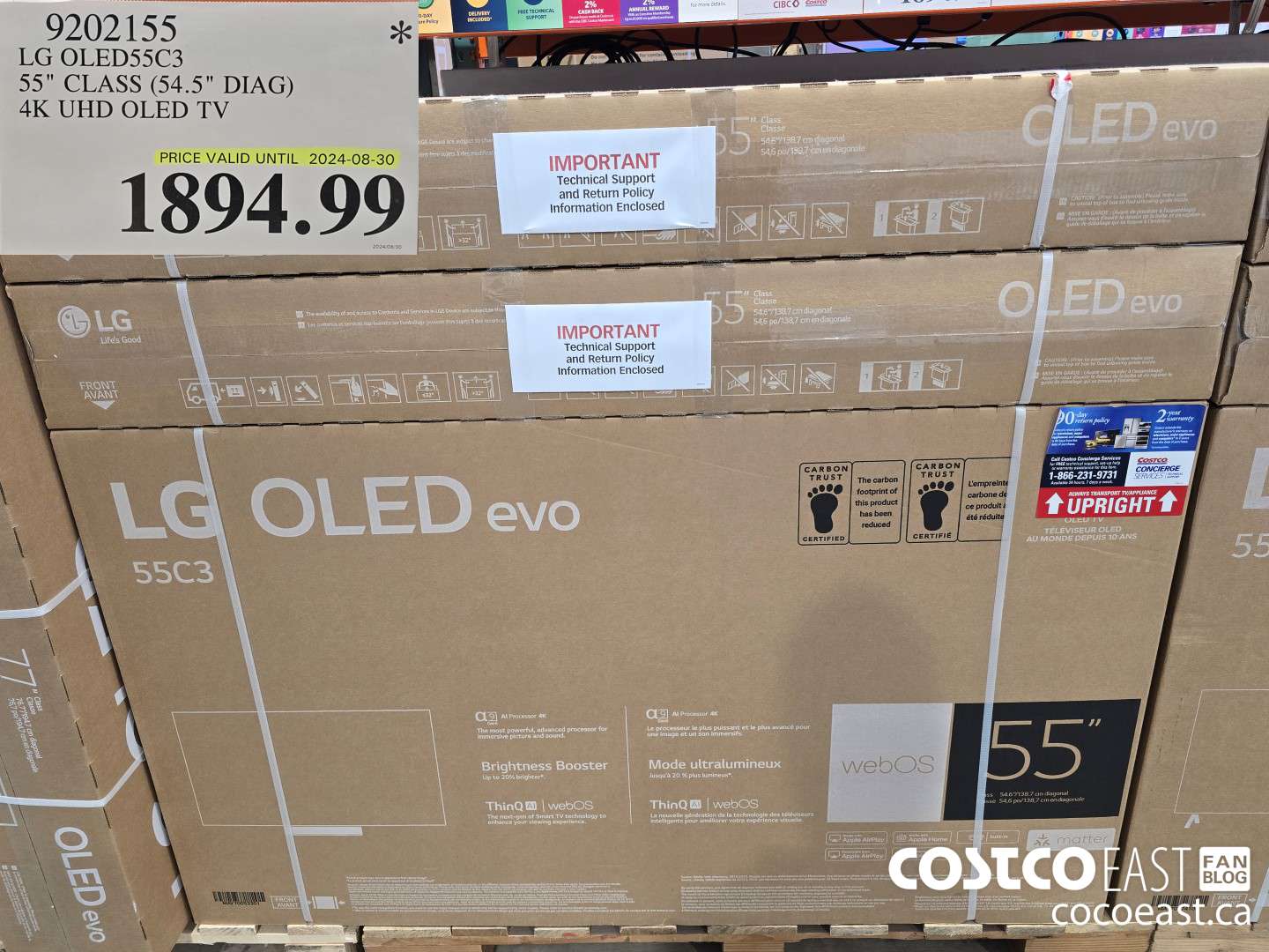 9202155 LG OLED55C3 55