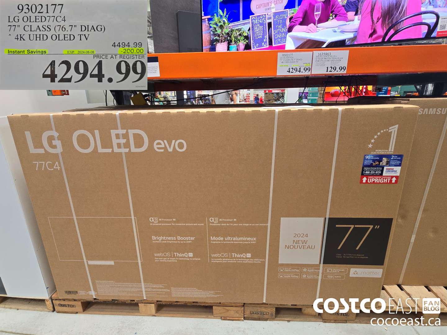 9302177 LG OLED77C4 77