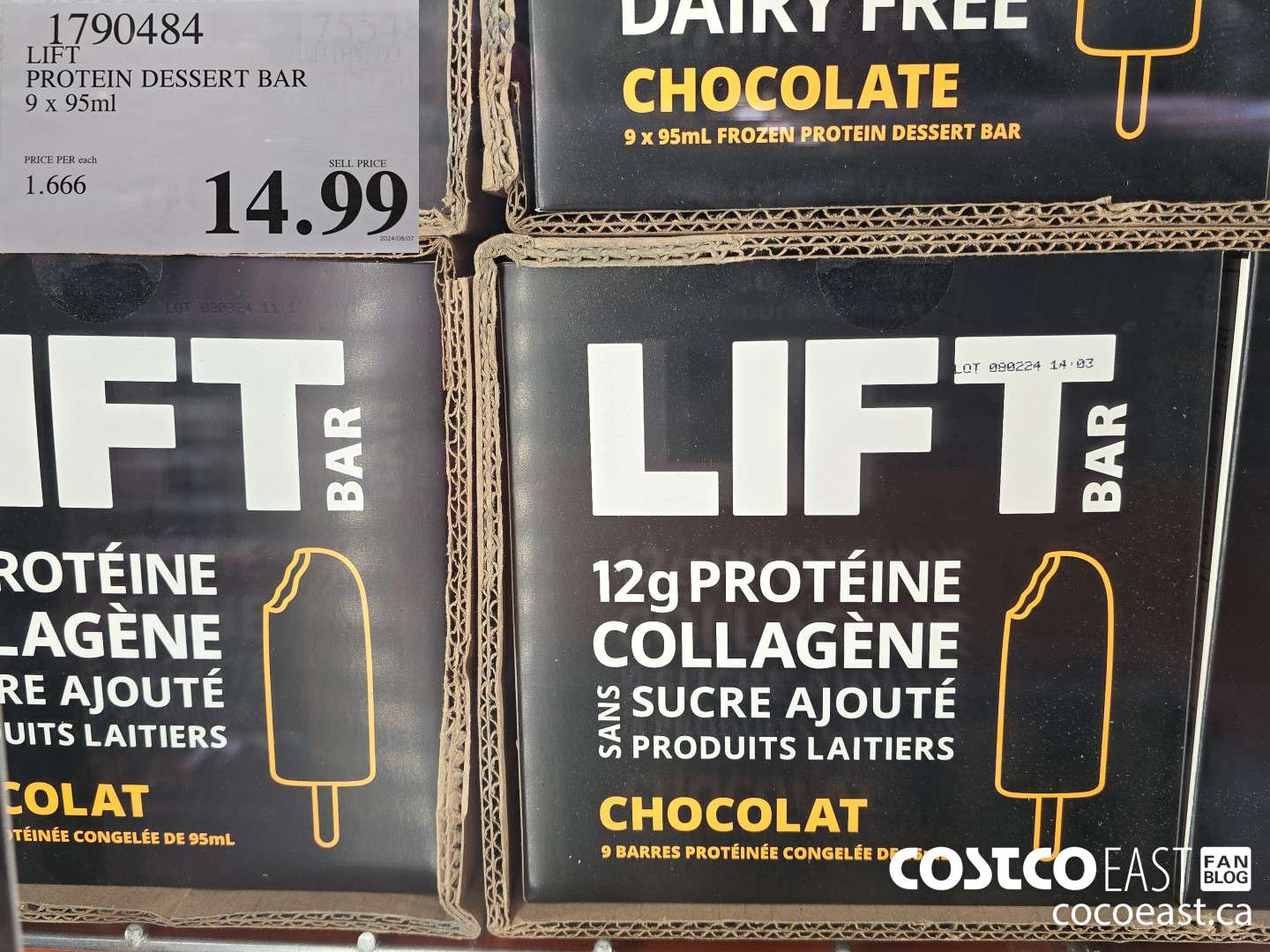 1790484 LIFT PROTEIN DESSERT BAR 9 x 95ml $14.99