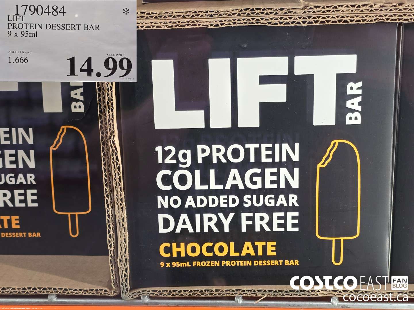 1790484 LIFT PROTEIN DESSERT BAR 9 x 95ml $14.99