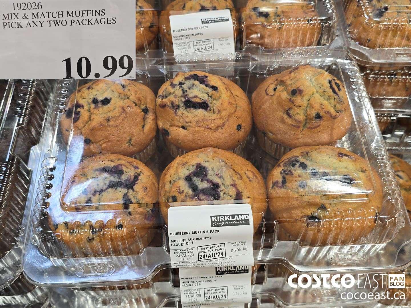192026 MIX & MATCH MUFFINS PICK ANY TWO PACKAGES $9.99