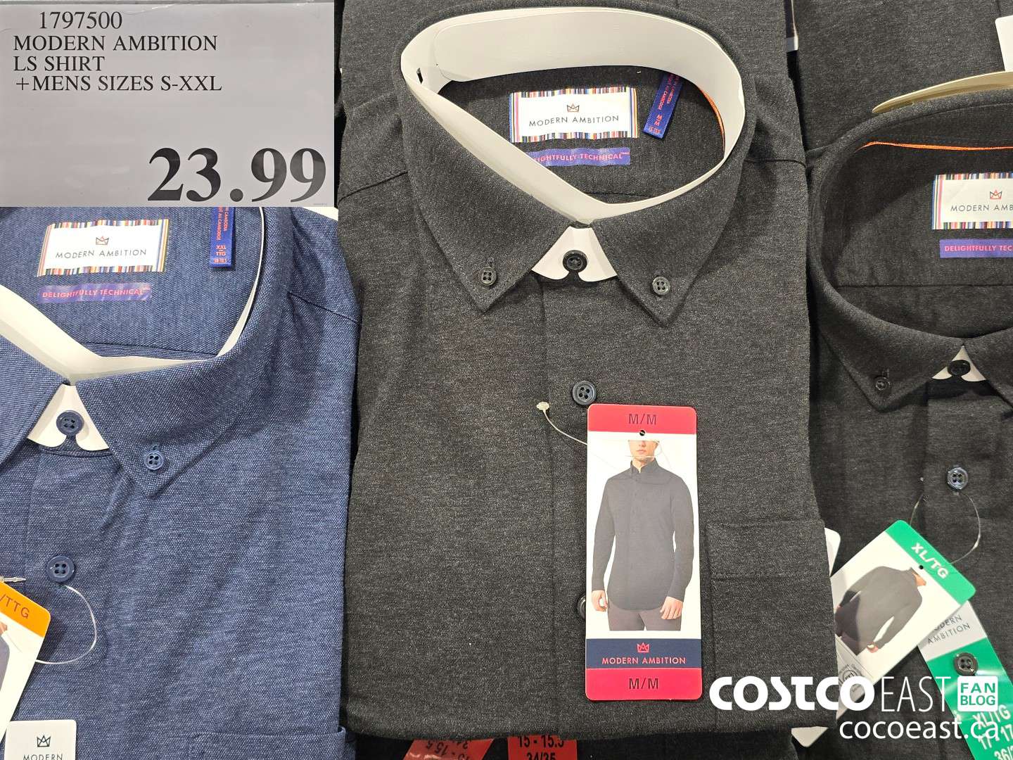 1797500 MODERN AMBITION LS SHIRT +MENS SIZES S-XXL $23.99