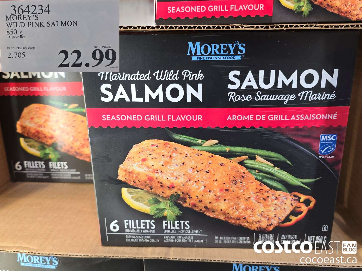 364234 MOREY'S WILD PINK SALMON 850 g $22.99