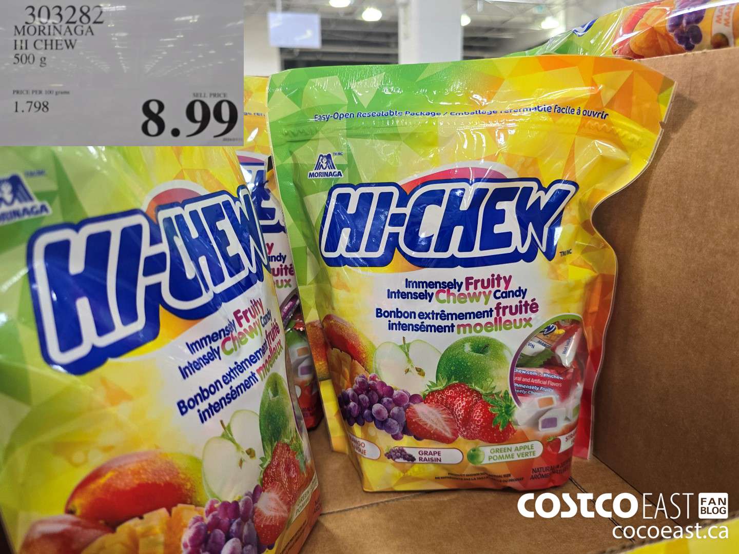 303282 MORINGA HI-CHEW 500 g $8.99