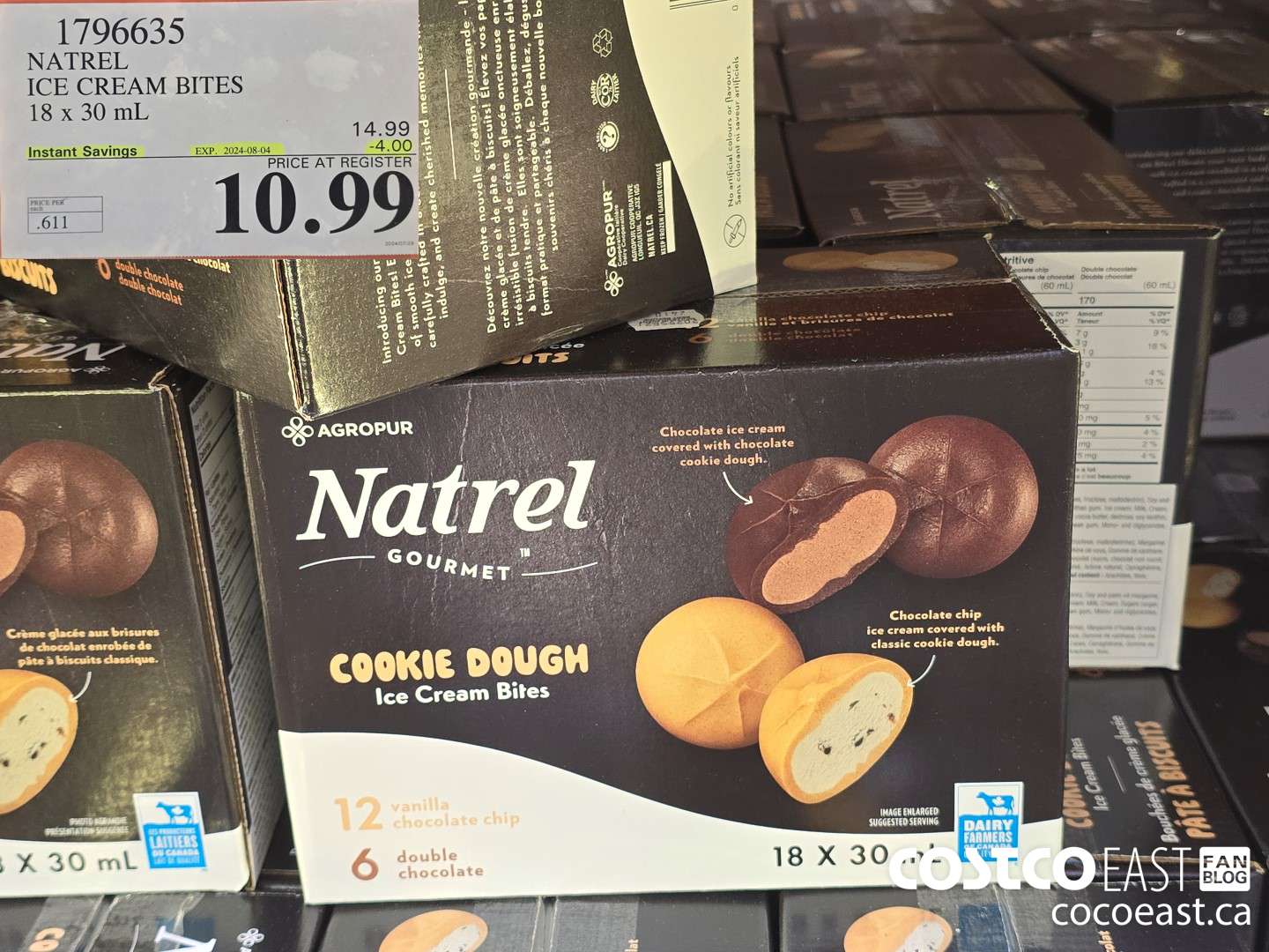 1796635 NATREL ICE CREAM BITES 18 x 30 mL 2024-078-04 ($4.00 INSTANT SAVINGS) $10.99