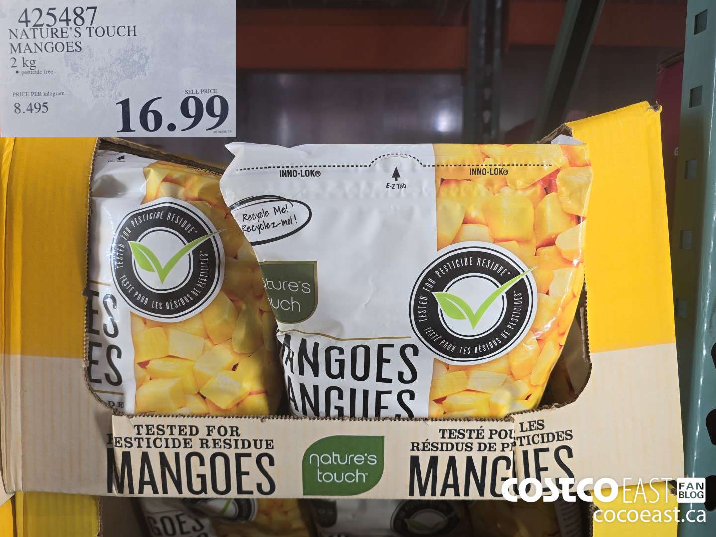 425487 NATURE'S TOUCH MANGOES 2 kg $16.99