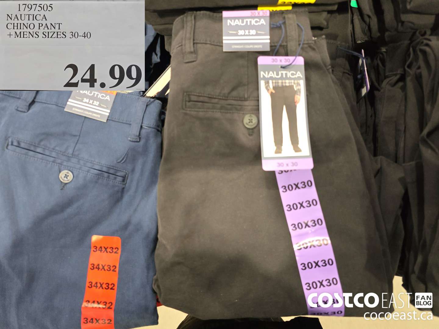 1797505 NAUTICA CHINO PANT +MENS SIZES 30-40 $24.99
