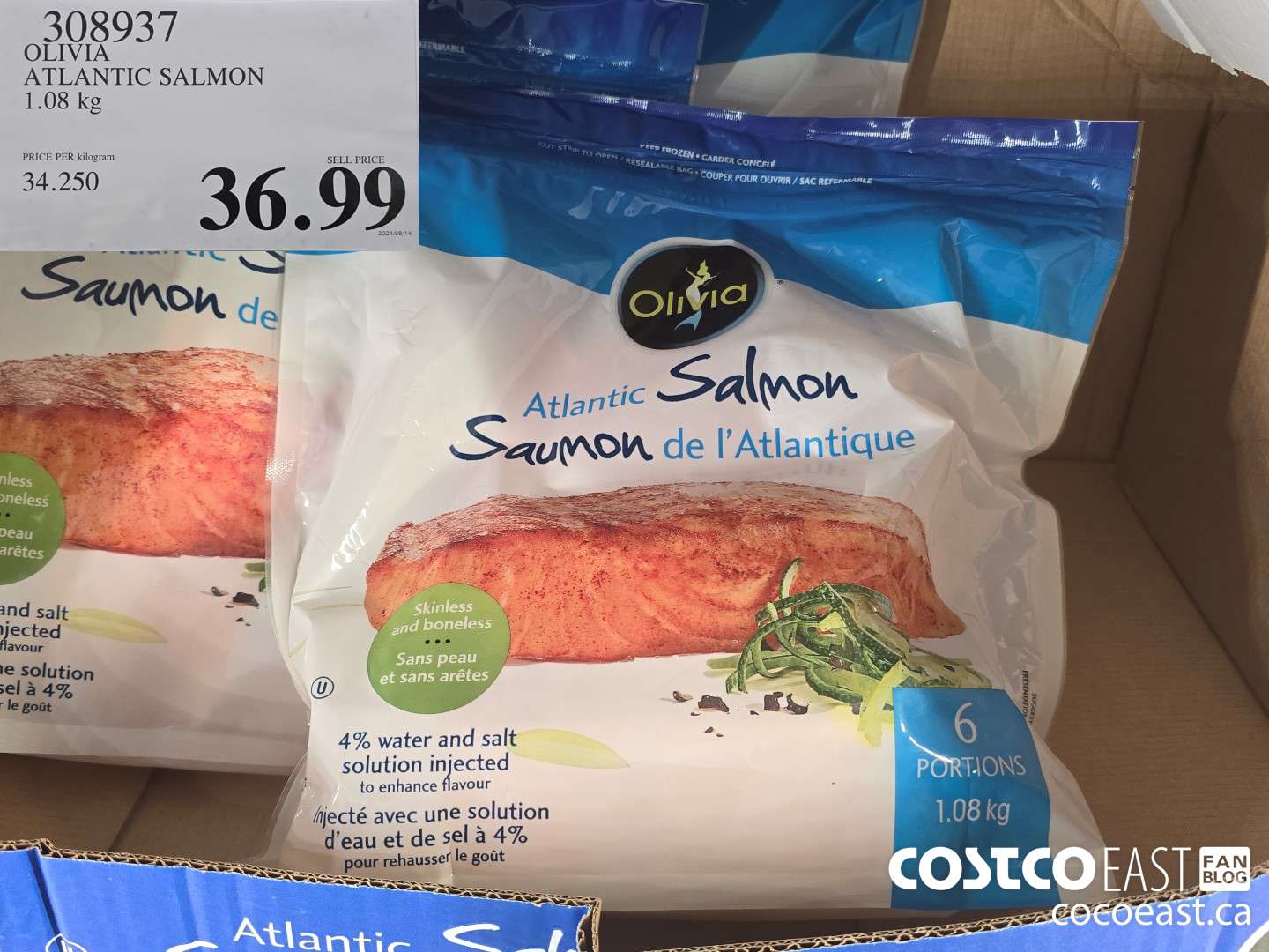308937 OLIVIA ATLANTIC SALMON 1.08 kg $36.99