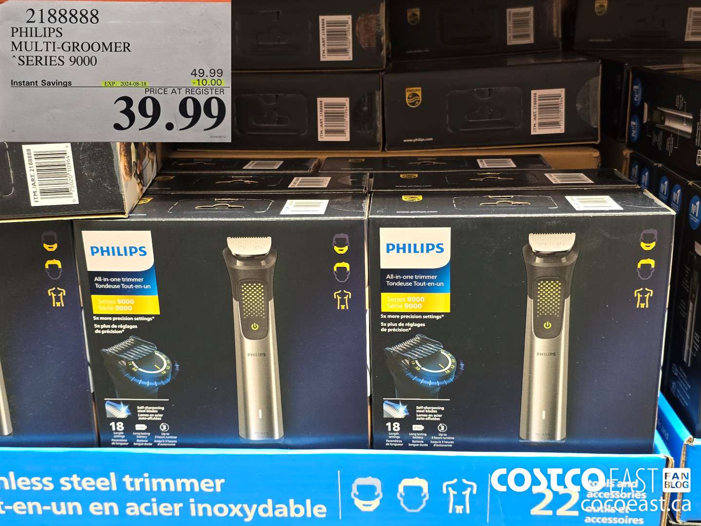 2188888 PHILIPS MULTI-GROOMER “SERIES 9000 ($10.00 INSTANT SAVINGS EXPIRES ON 2024-08-18) $39.99