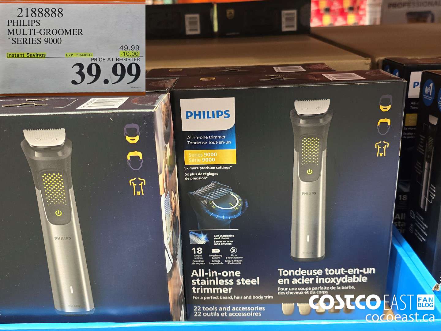 2188888 PHILIPS MULTI-GROOMER “SERIES 9000 ($10.00 INSTANT SAVINGS EXPIRES ON 2024-08-18) $39.99