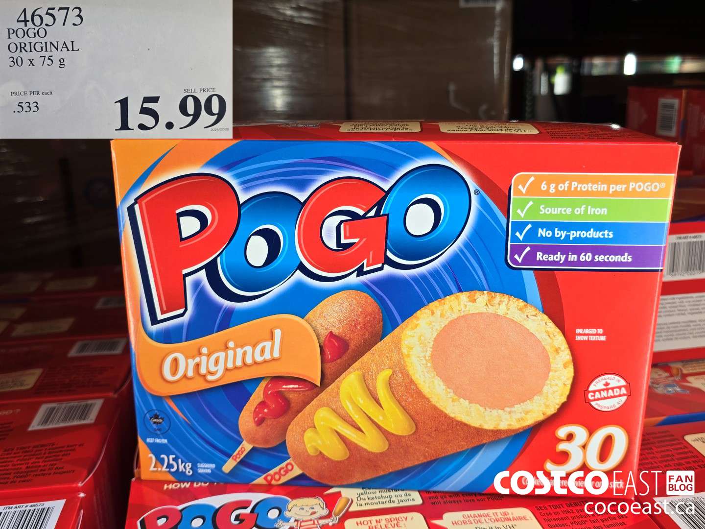 46573 POGO ORIGINAL 30 X 75 G $15.99