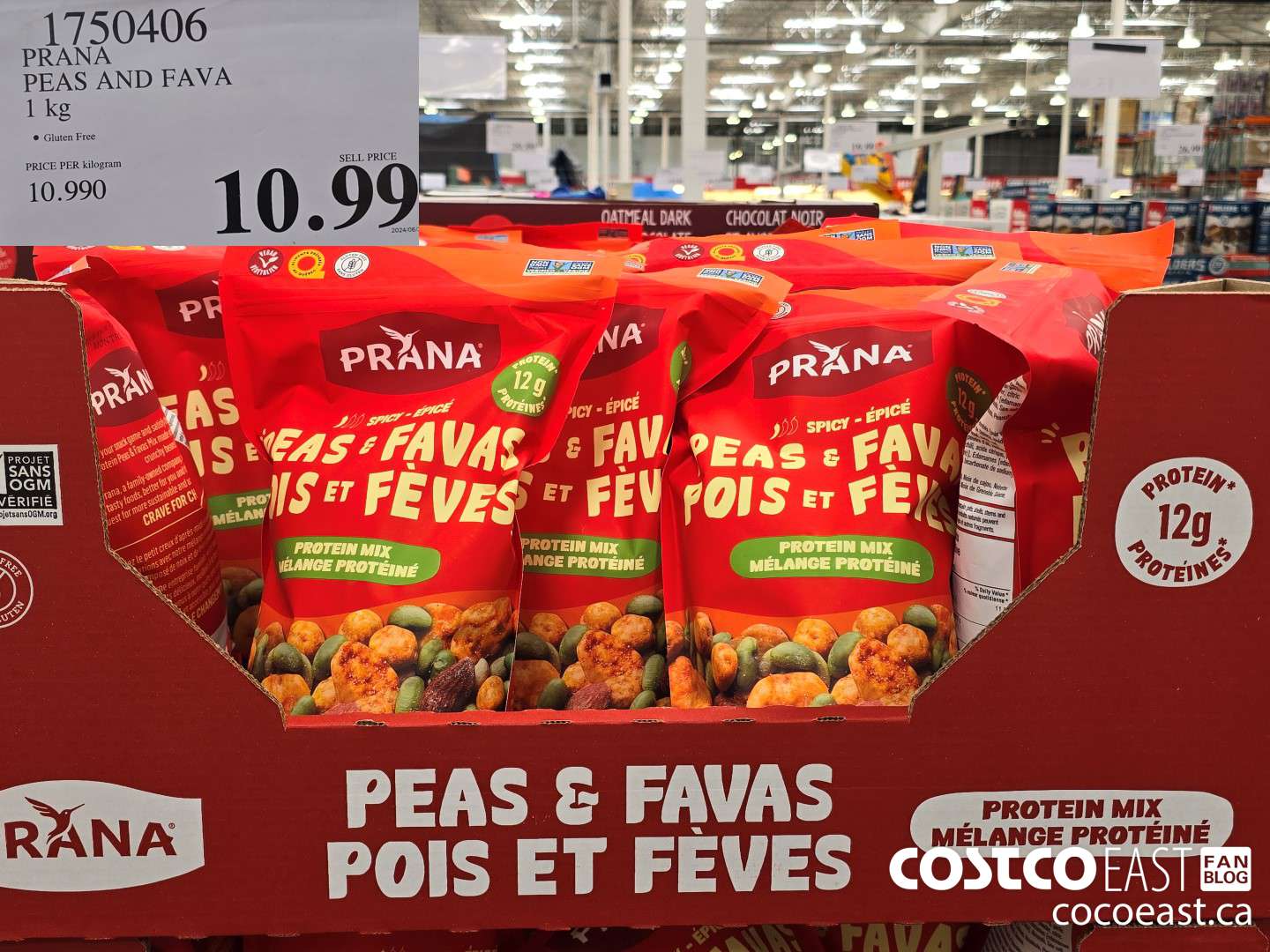 1750406 PRANA PEAS AND FAVA 1 KG $10.99