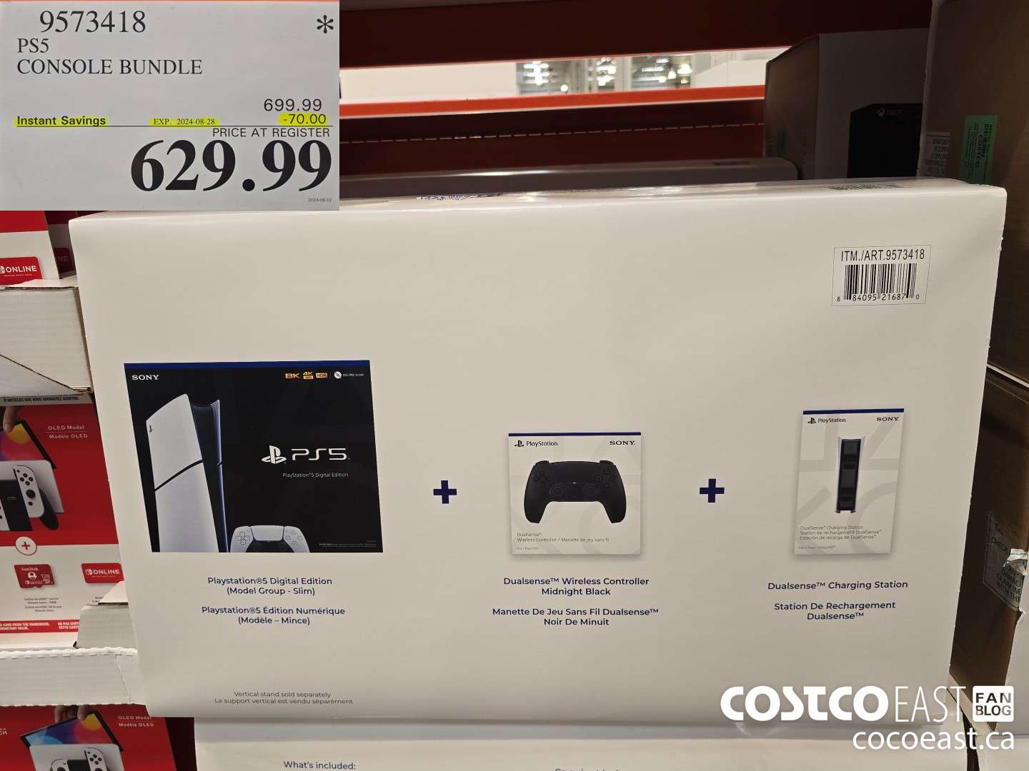 9573418 PS5 CONSOLE BUNDLE ($70.00 INSTANT SAVINGS EXPIRES ON 2024-08-28) $629.99