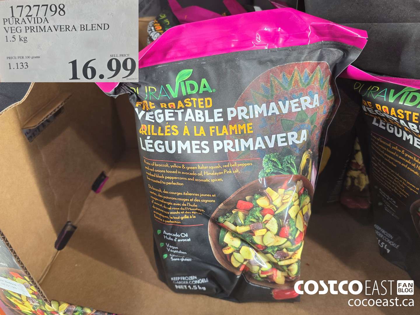 1727798 PURAVIDA VEG PRIMAVERA BLEND 5 kg $16.99