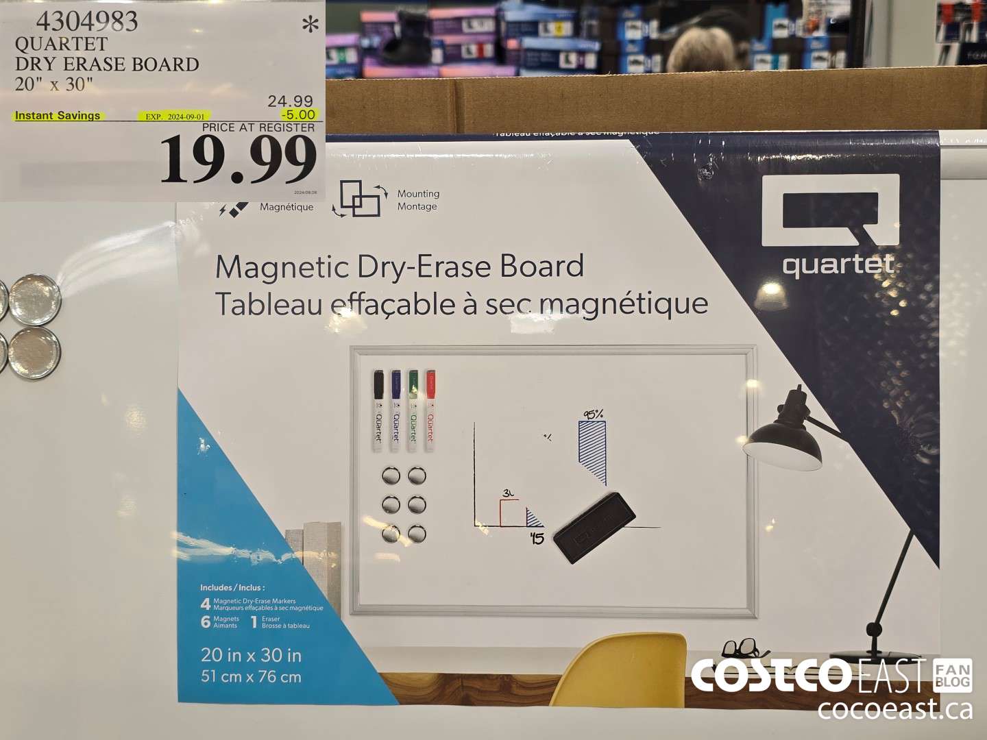 4304983 QUARTET DRY ERASE BOARD 20