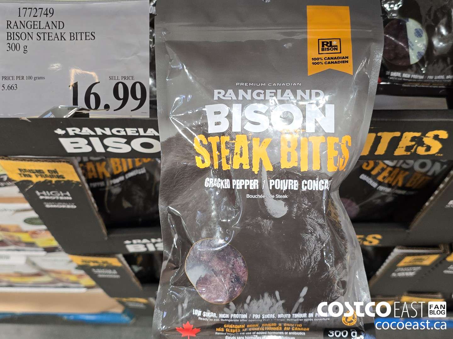 1772749 RANGELAND BISON STEAK BITES 300 g $16.99