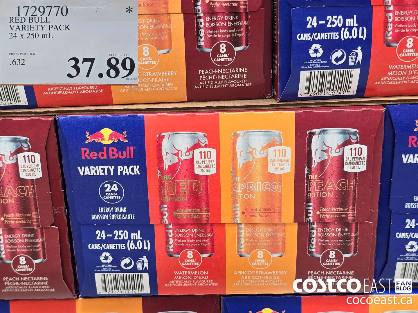 1729770 RED BULL VARIETY PACK 24 X 520 ML $37.89