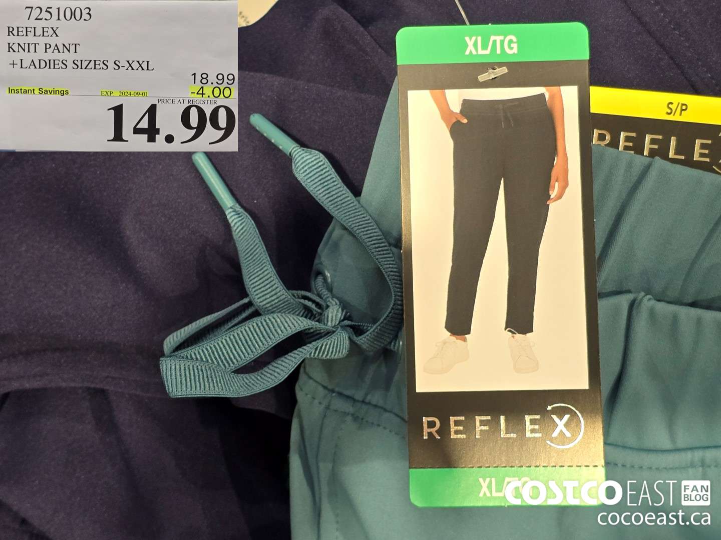 7251003 REFLEX KNIT PANT + LADIES SIZES S-XXL ($4.00 INSTANT SAVINGS EXPIRES ON 2024-09-01) $14.99