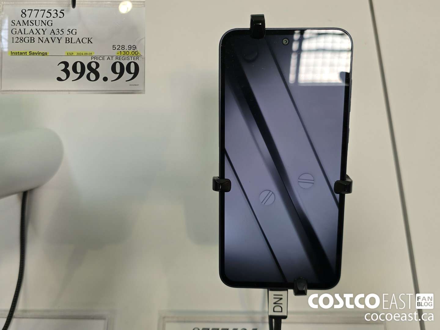 8777535 SAMSUNG GALAXY A35 5G 128GB NAVY BLACK ($130.00 INSTANT SAVINGS EXPIRES ON 2024-09-05) $398.99