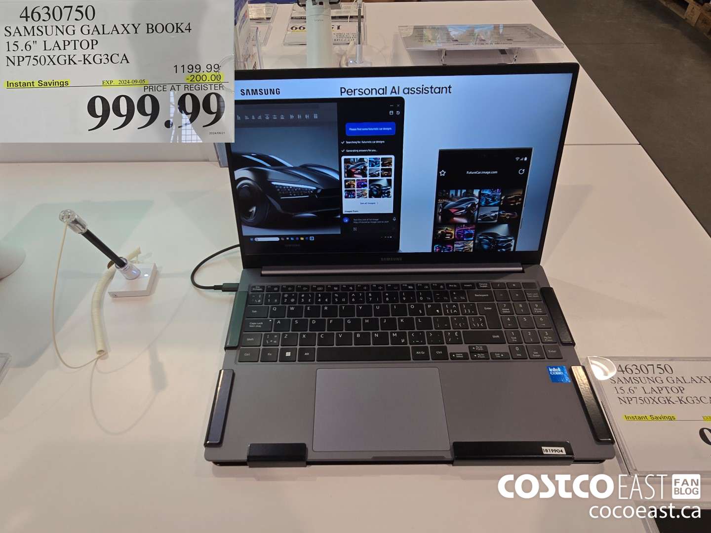 4630750 SAMSUNG GALAXY BOOK4 15.6