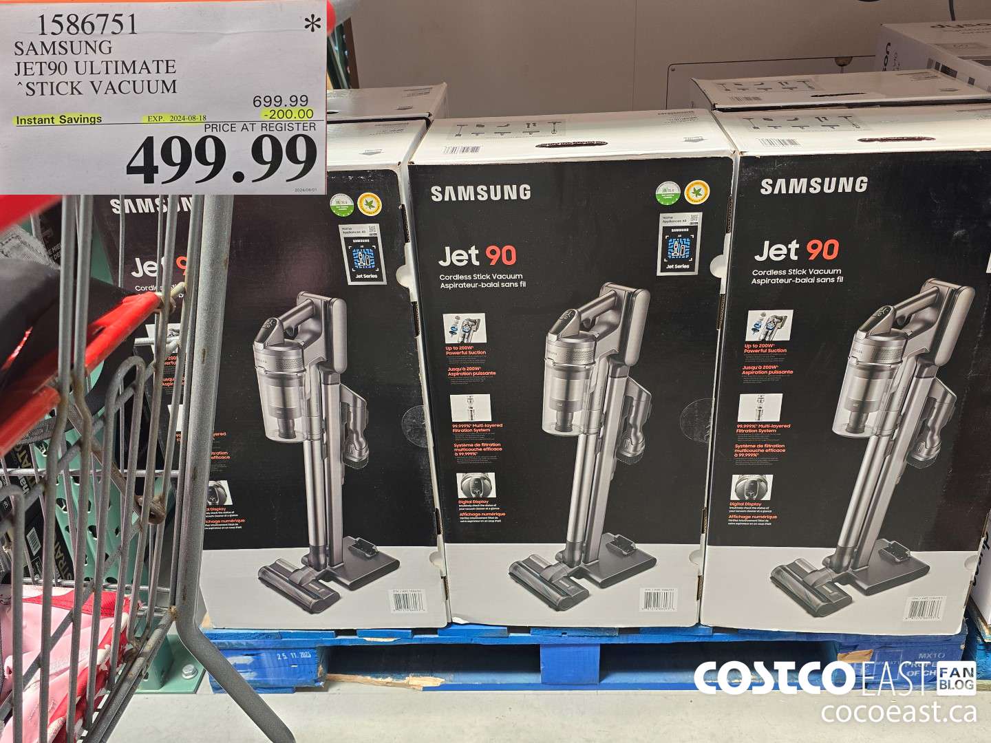 1586751 SAMSUNG JET90 ULTIMATE STICK VACUUM ($200.00 INSTANT SAVINGS EXPIRES ON 2024-08-18) $499.99